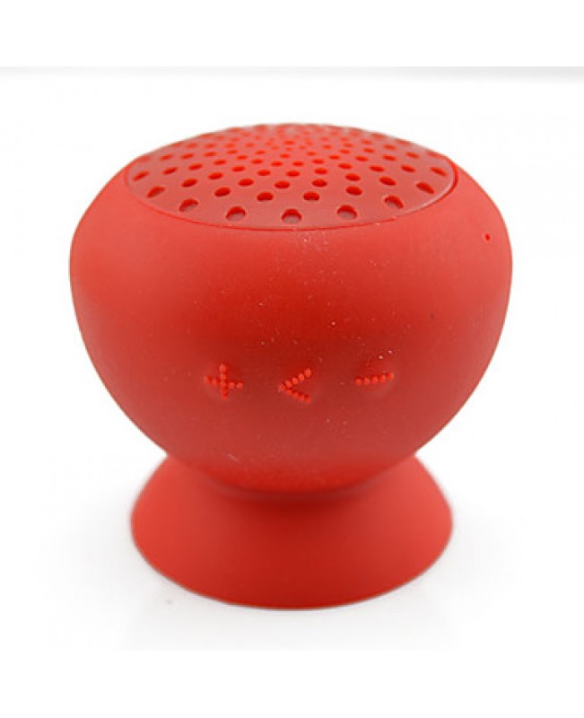 Adsorption Type Waterproof Wireless Bluetooth Speaker Attractive Appearance Multifunction Mini Mushroom (Assorted Colors)